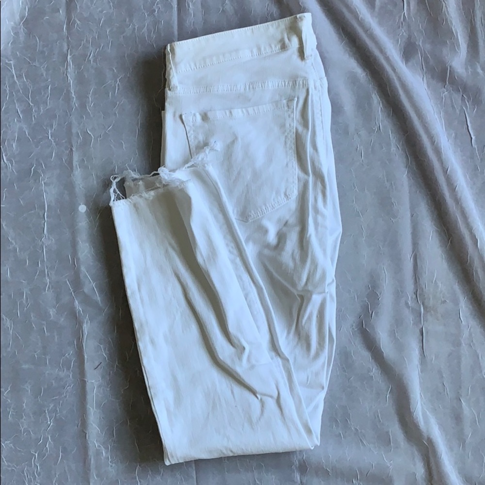LOFT White Jeans